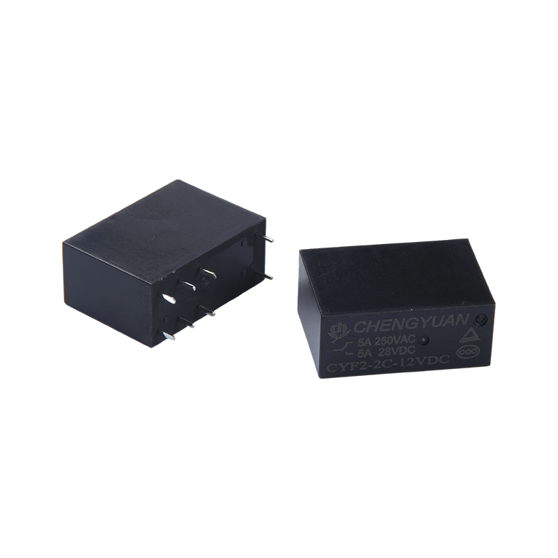 CYF2 リレー、DPDT リレー、JQX-14F、5A 250VAC リレー、8A リレー、8PIN PCB 0.54W リレー。14F パワーリレー