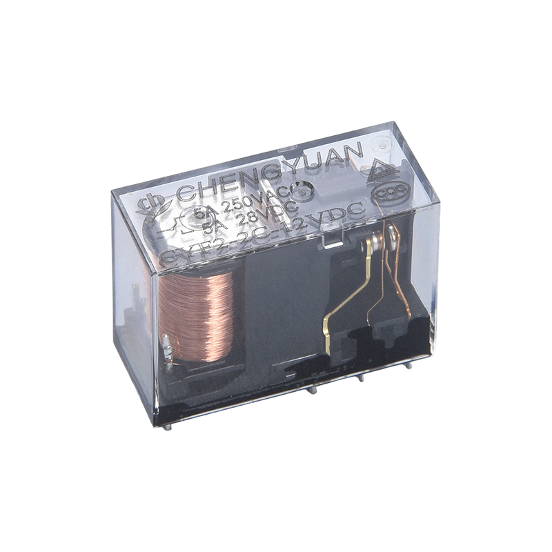 CYF2 リレー、DPDT リレー、JQX-14F、5A 250VAC リレー、8A リレー、8PIN PCB 0.54W リレー。14F パワーリレー
