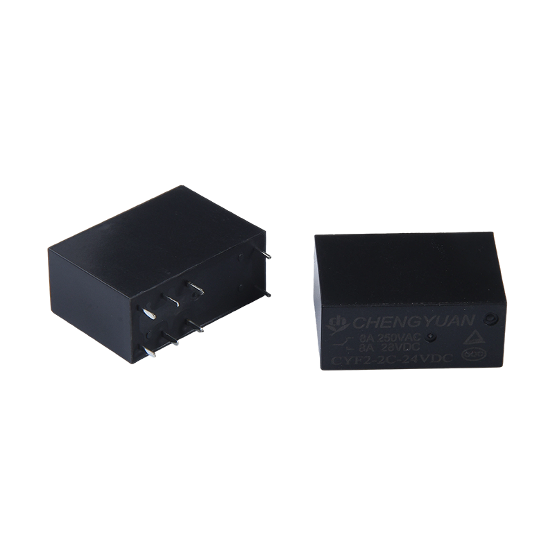CYF2 リレー、DPDT リレー、JQX-14F、5A 250VAC リレー、8A リレー、8PIN PCB 0.54W リレー。14F パワーリレー