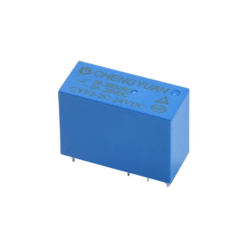CYF2 リレー、DPDT リレー、JQX-14F、5A 250VAC リレー、8A リレー、8PIN PCB 0.54W リレー。14F パワーリレー