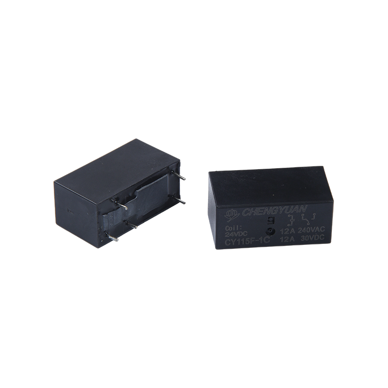 CY115F1 リレー、SPSP PCB リレー、JQX-115F、12A 0.4W 5PIN リレー。115F パワー リレー。