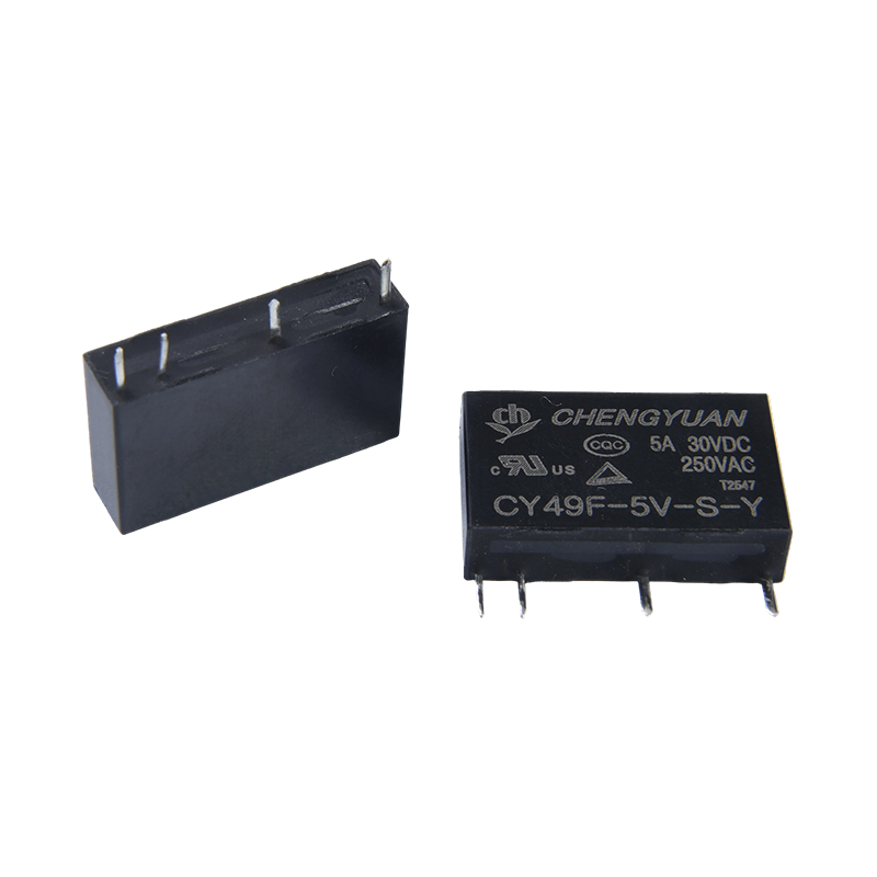 CY49F リレー、スリムパワーリレー、49F リレー、信号リレー、4PIN PCB 5A 0.12W 小型リレー。