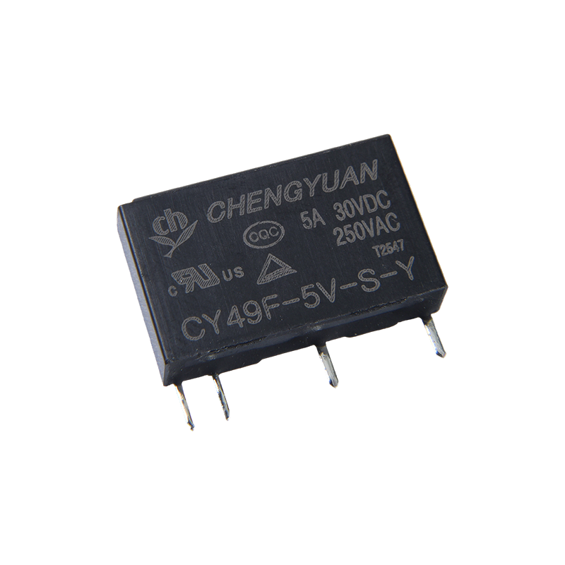 CY49F リレー、スリムパワーリレー、49F リレー、信号リレー、4PIN PCB 5A 0.12W 小型リレー。