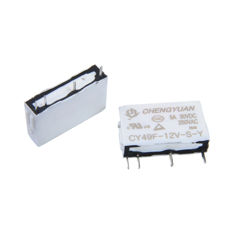 CY49F リレー、スリムパワーリレー、49F リレー、信号リレー、4PIN PCB 5A 0.12W 小型リレー。