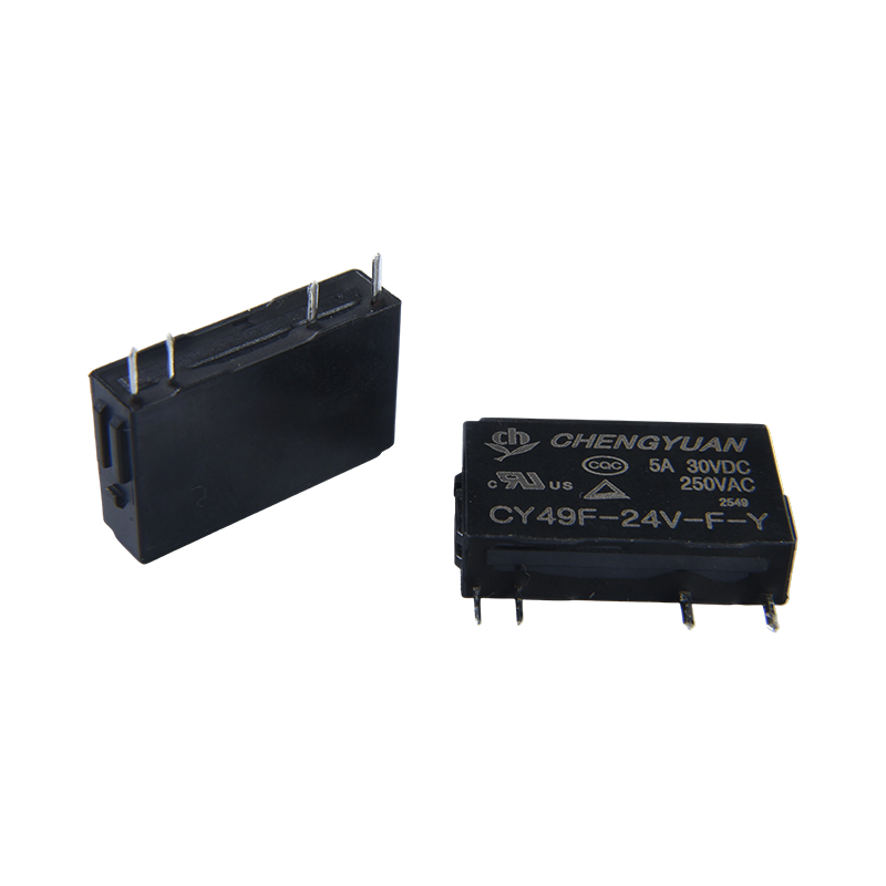 CY49F リレー、スリムパワーリレー、49F リレー、信号リレー、4PIN PCB 5A 0.12W 小型リレー。
