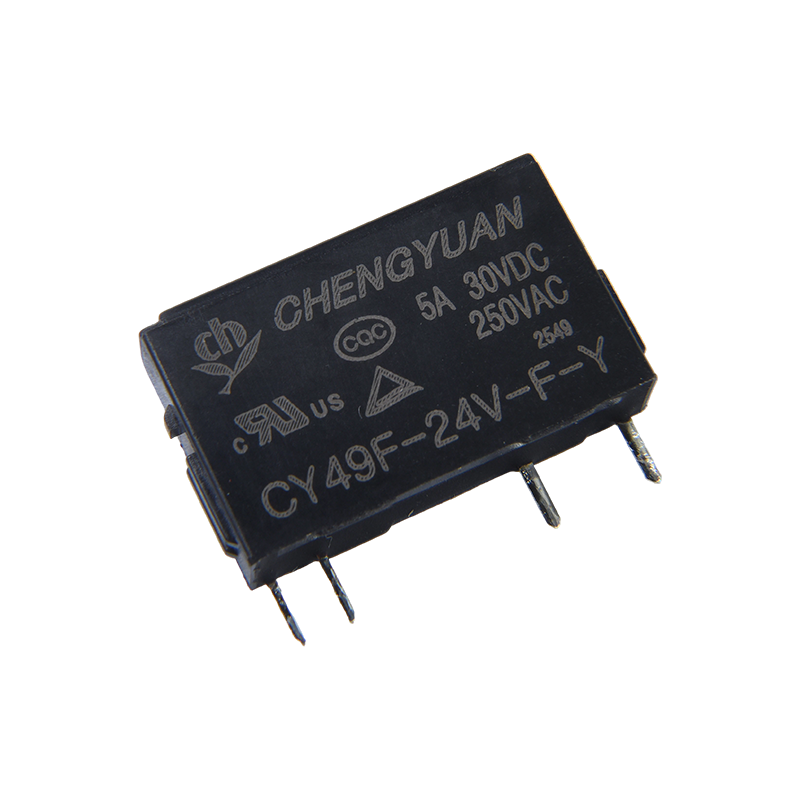 CY49F リレー、スリムパワーリレー、49F リレー、信号リレー、4PIN PCB 5A 0.12W 小型リレー。