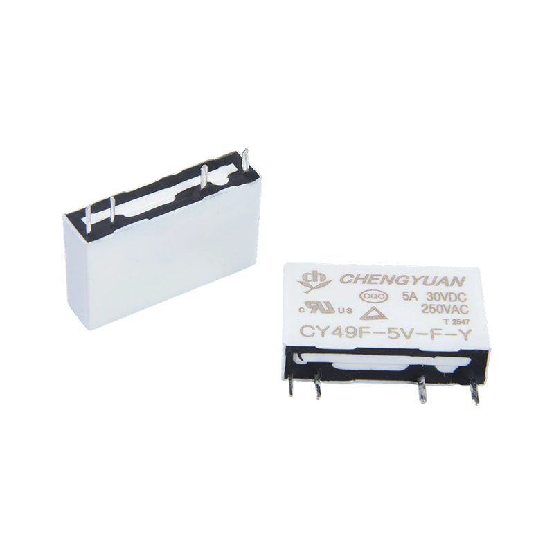 CY49F リレー、スリムパワーリレー、49F リレー、信号リレー、4PIN PCB 5A 0.12W 小型リレー。