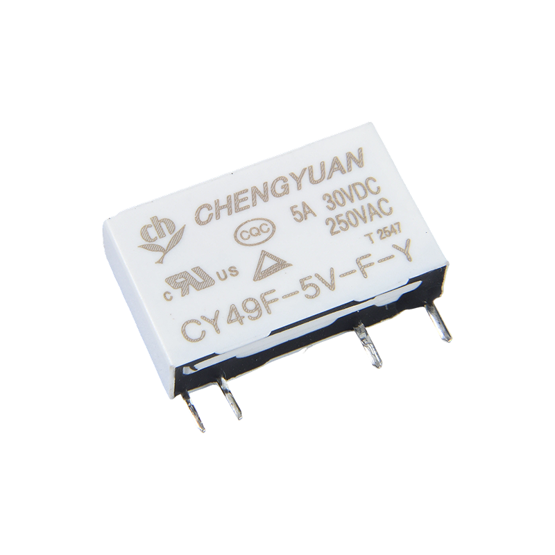 CY49F リレー、スリムパワーリレー、49F リレー、信号リレー、4PIN PCB 5A 0.12W 小型リレー。