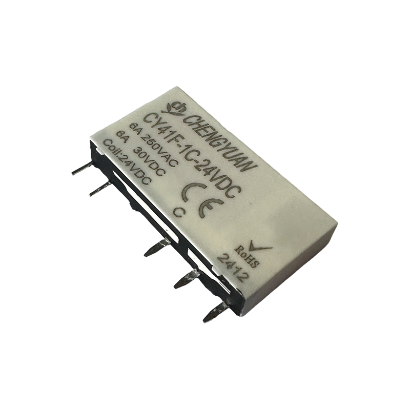 CY41F リレー、スリムパワーリレー、41F リレー、信号リレー、5PIN PCB 6A 小型リレー。