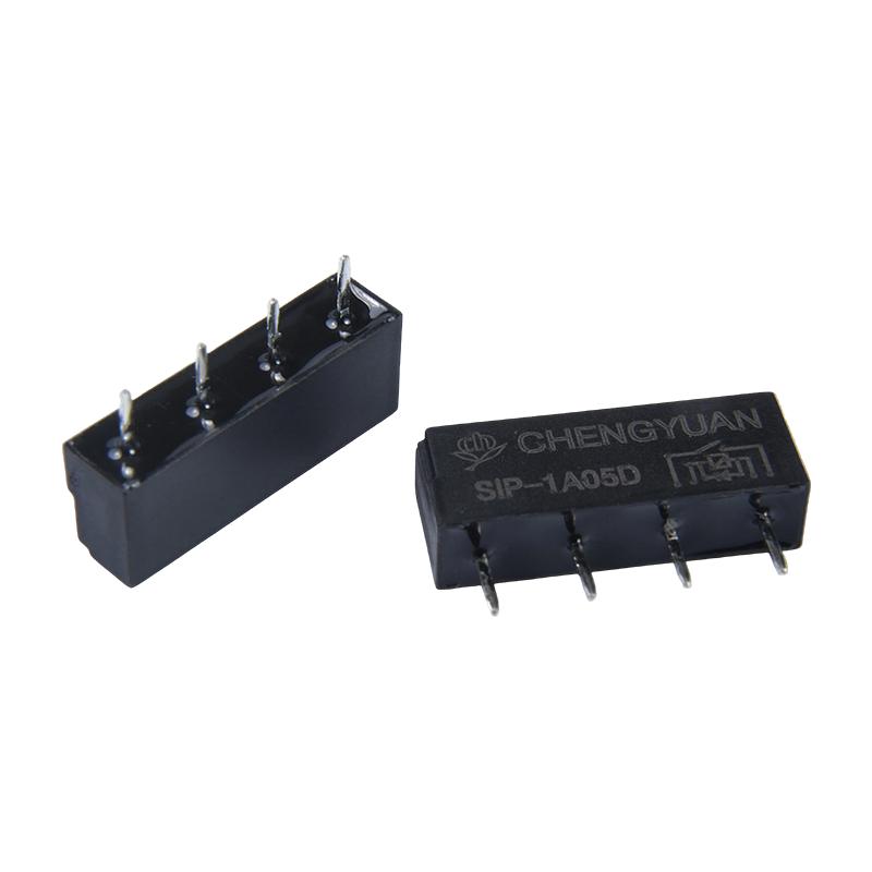 SIP リレー、リード リレー、SIP-1A05、PCB マウント リード リレー、