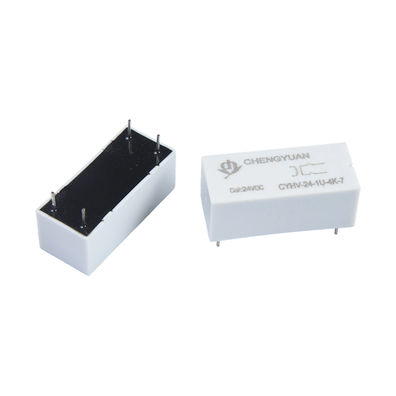 CYHV リレー、小型高電圧ドライ スプリング リレー、4KV、6KV PCB マウント リード リレー。