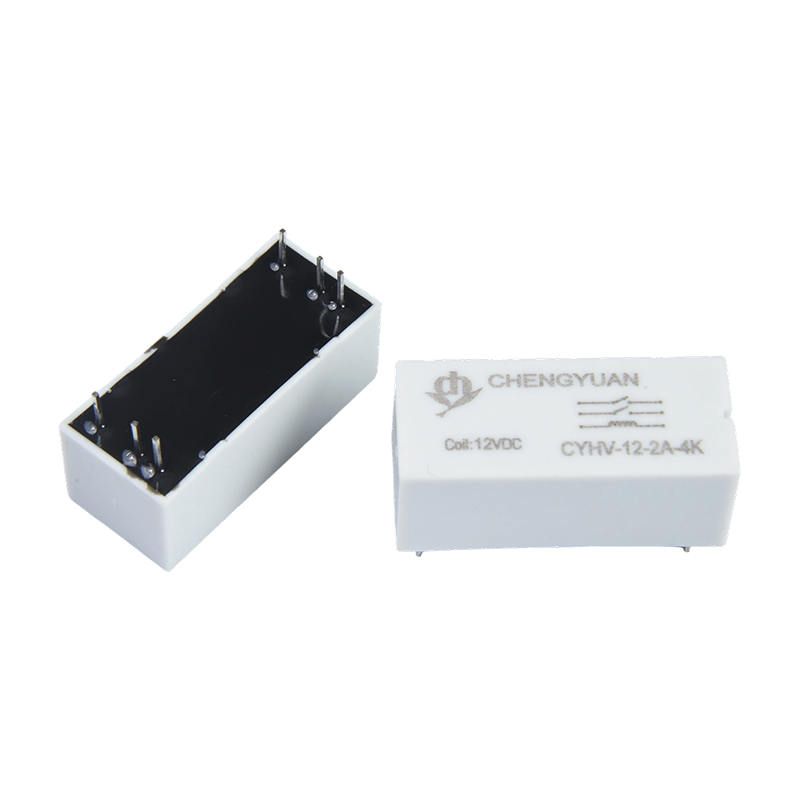 CYHV リレー、小型高電圧ドライ スプリング リレー、4KV、6KV PCB マウント リード リレー。