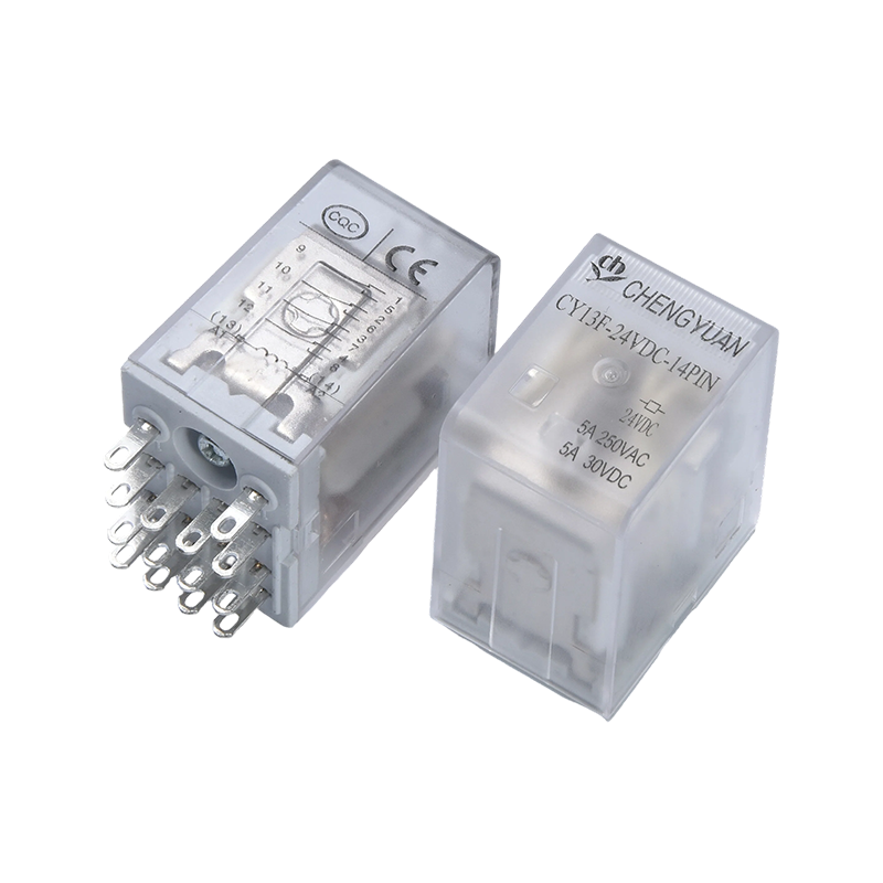 CY13F リレー、パワーリレー 4PDT、JQX-13F 、産業用パワーリレー、4PDT/4Z、MY4 LY4.14PIN